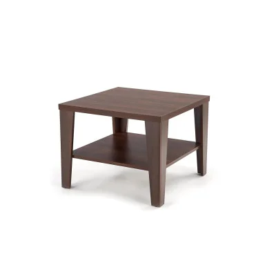 Bedside table MANTA KWADRAT dark walnut